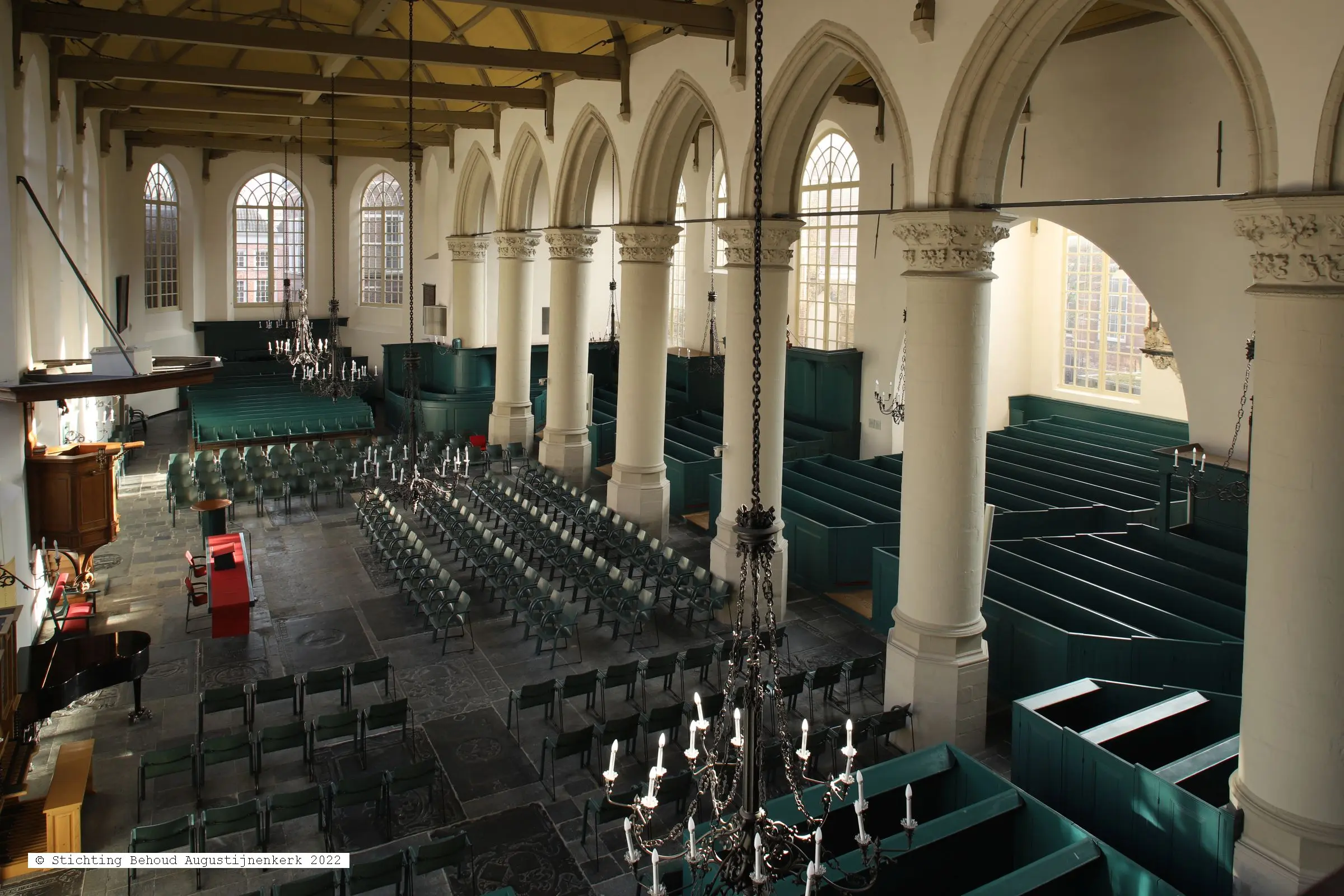 Interieurfoto Augustijnenkerk Dordrecht